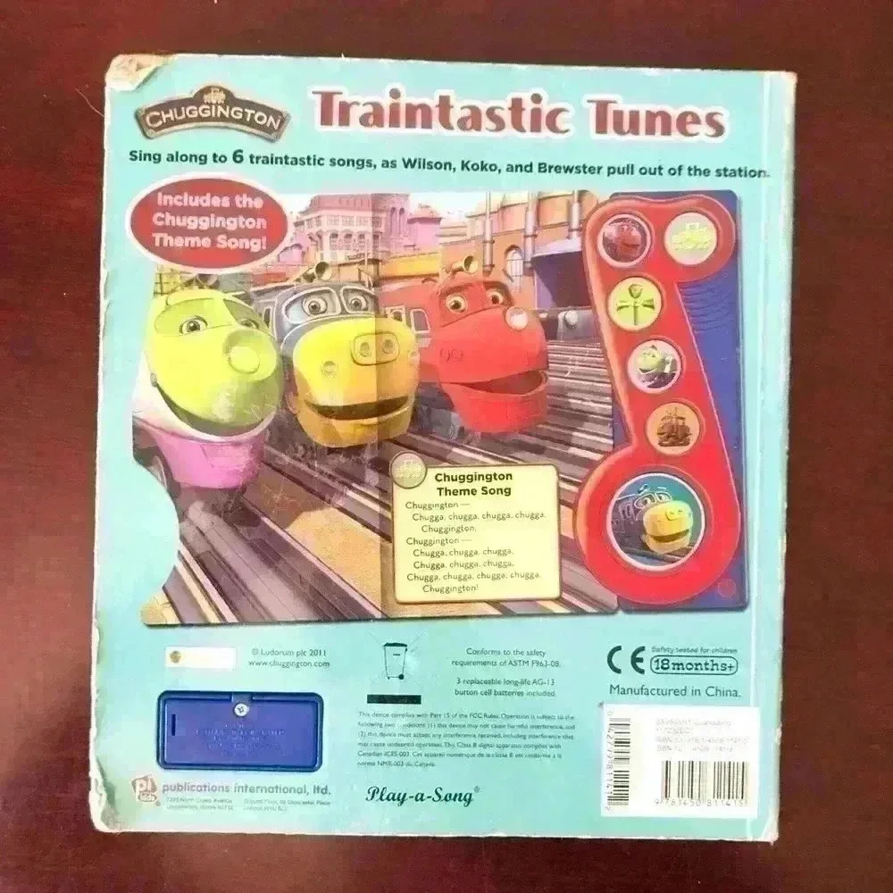 Chugginton trainstastic tunes learning book